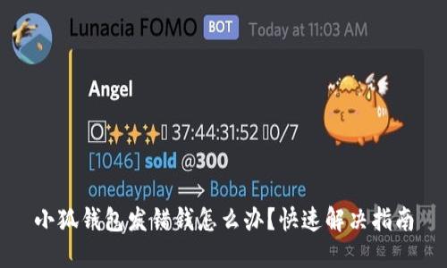 小狐錢(qián)包發(fā)錯(cuò)錢(qián)怎么辦？快速解決指南